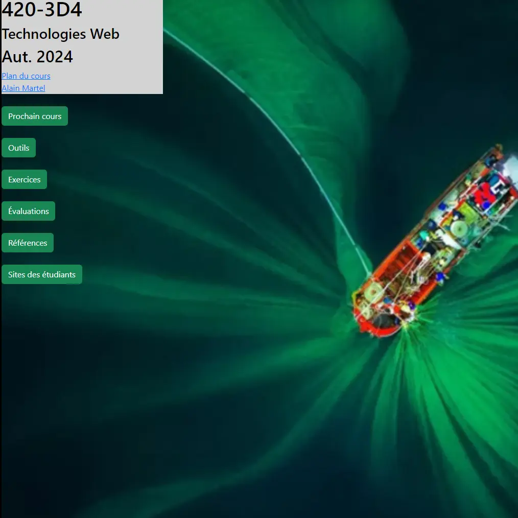 image site web Alain Martel